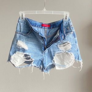 Blue Denim Shorts Size S